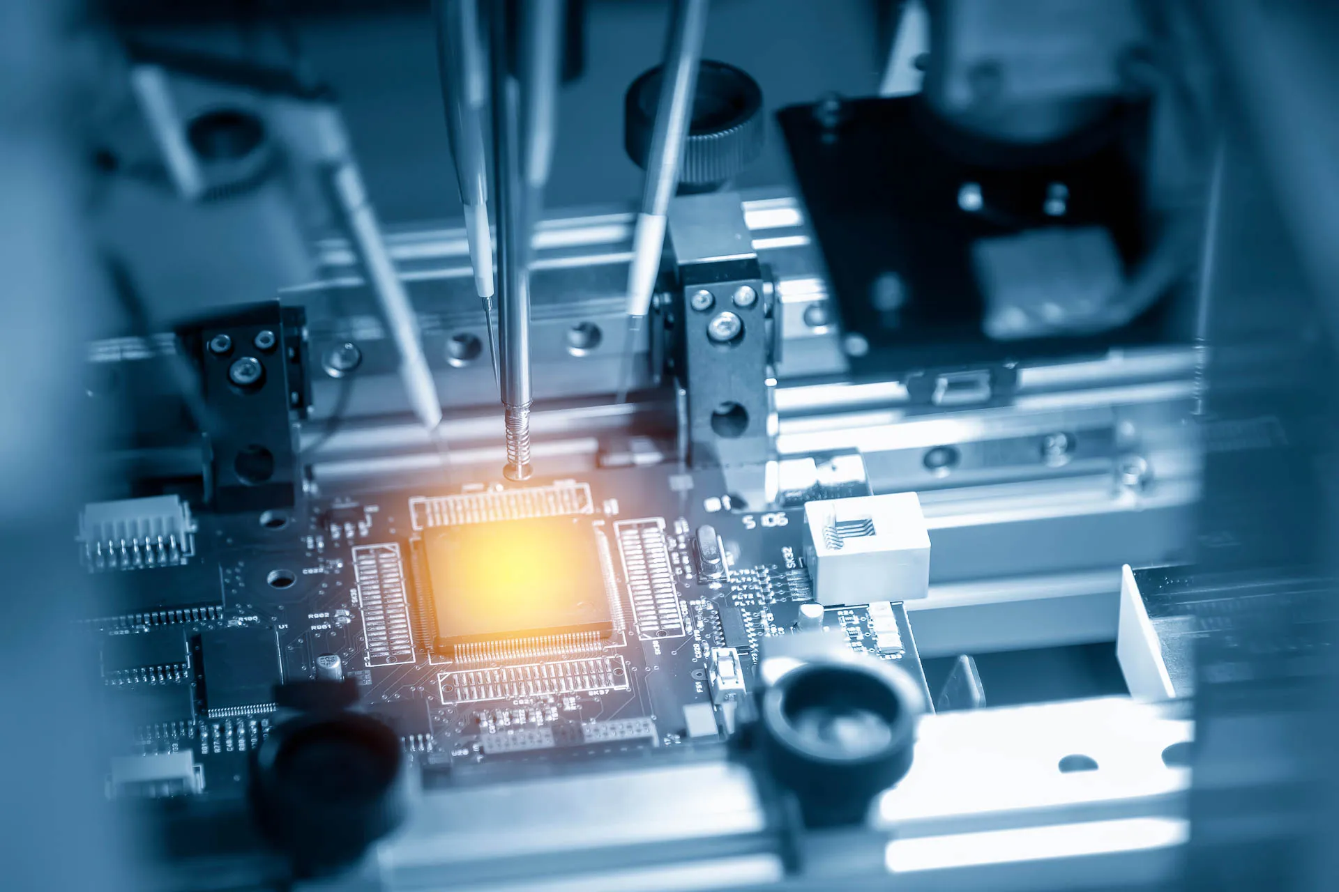 Comparison of pick-and-place machine vs. hand assembly in PCB manufacturing.
